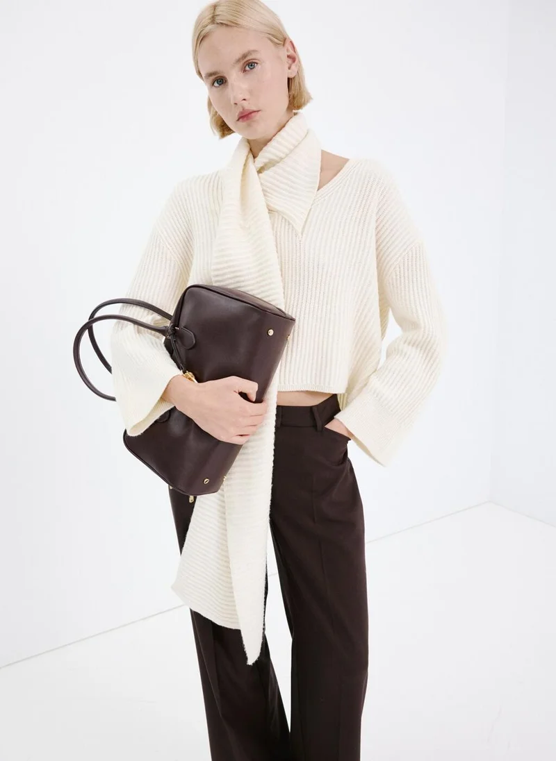 MANGO  Medium bowling bag with charm detail for Women | Best Price UAE